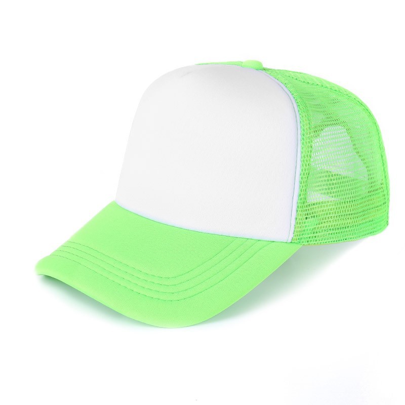 5 Panels Foam Trucker Caps W/ Mesh Back 12