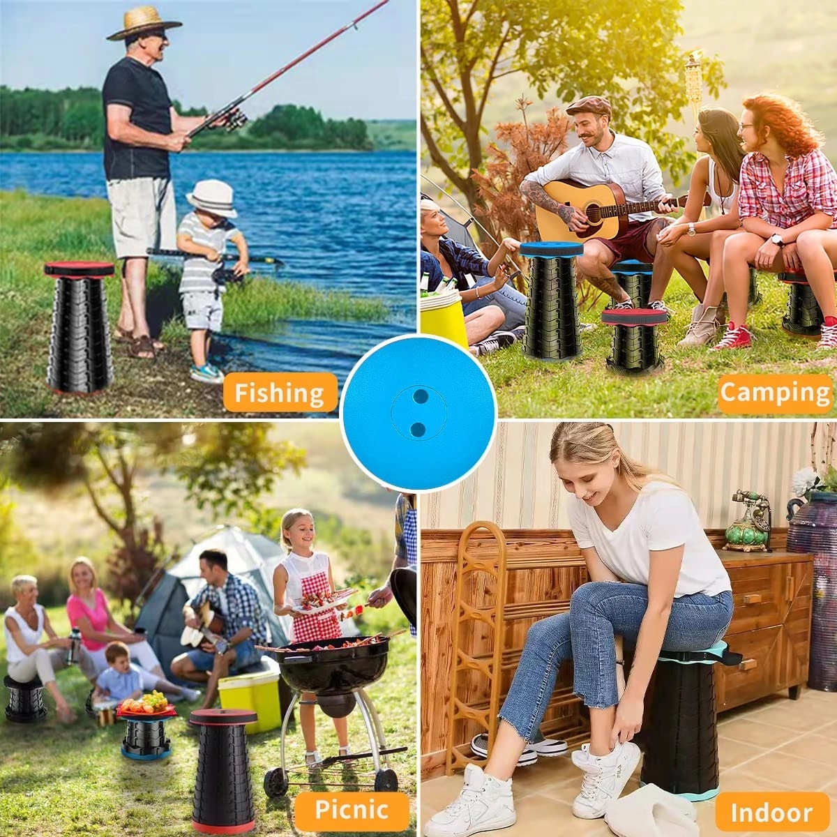 Collapsible Portable Stool 9