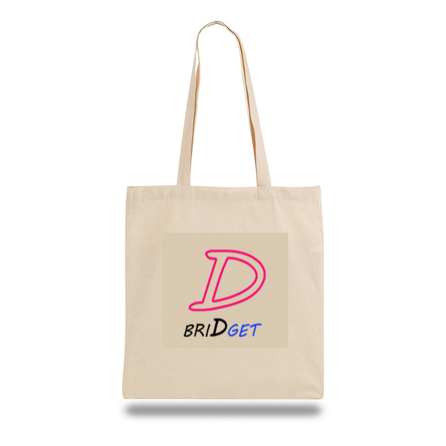Natural Canvas Convention Tote Bag, custom tote bag with logo imprint 2
