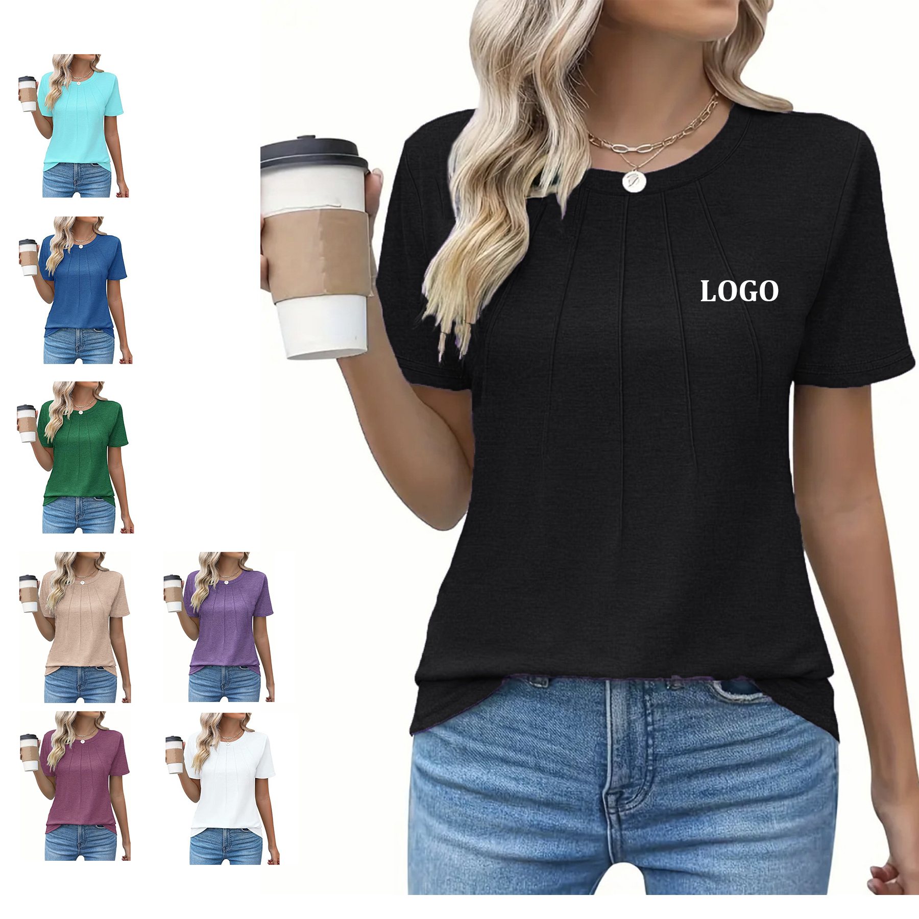 Blouses for Women Short Sleeve Shirts  9