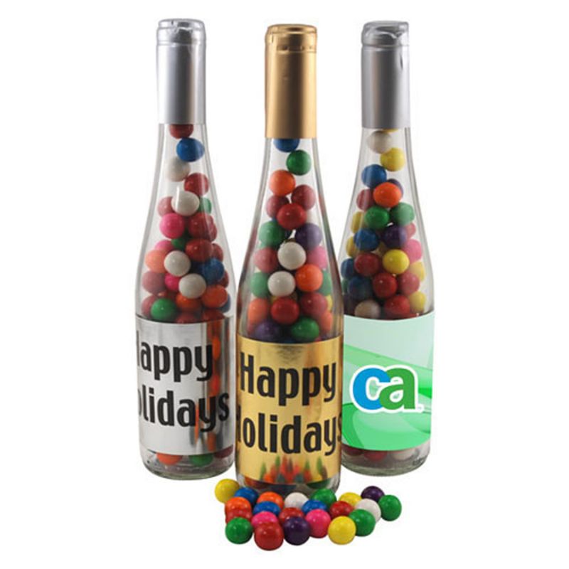 Champagne Bottle with Gumballs 1