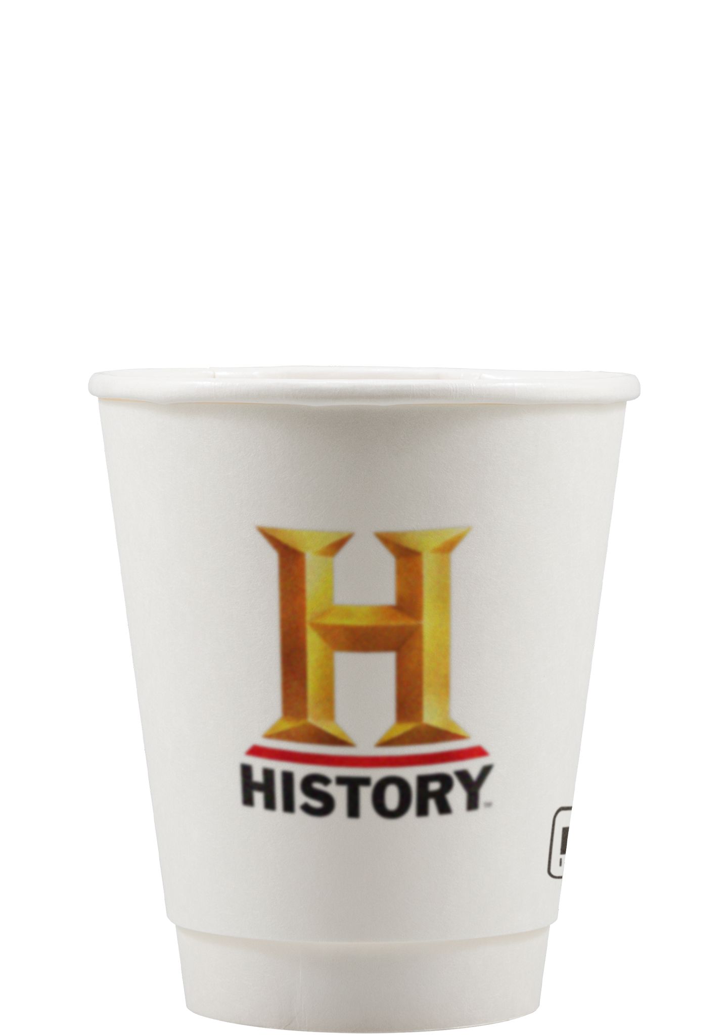 8 oz Paper Cup Insulated White Digital Print 4