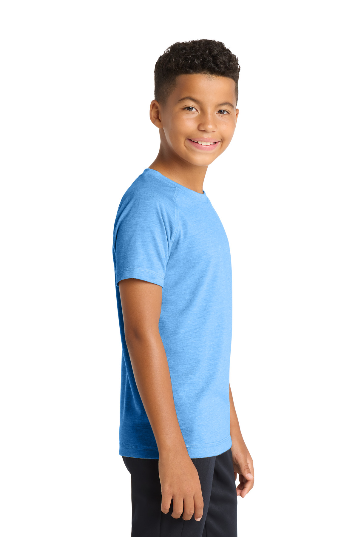 Sport-Tek Youth PosiCharge Tri-Blend Wicking Raglan Tee. YST400 5