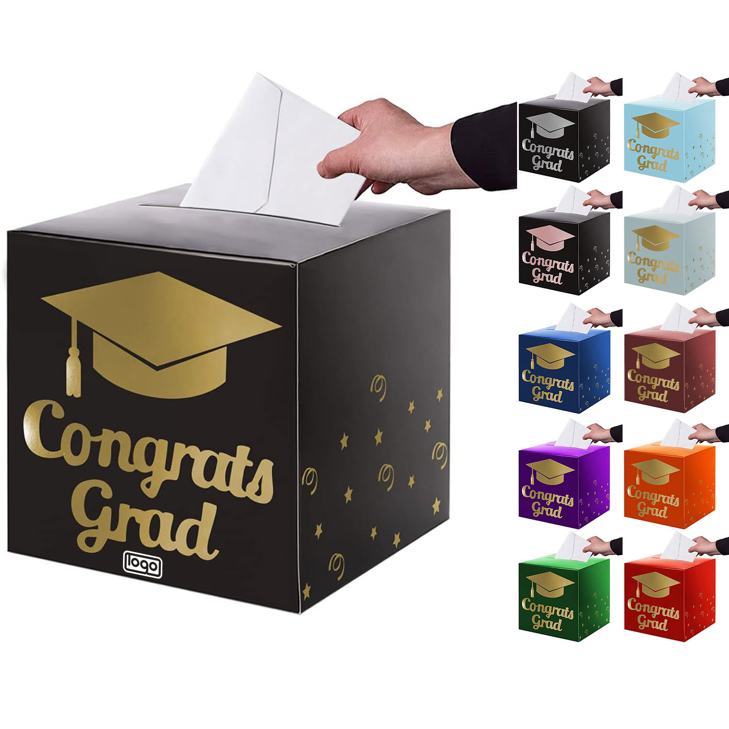 Foldable Cardboard Decoration Box for Graduation Party 3