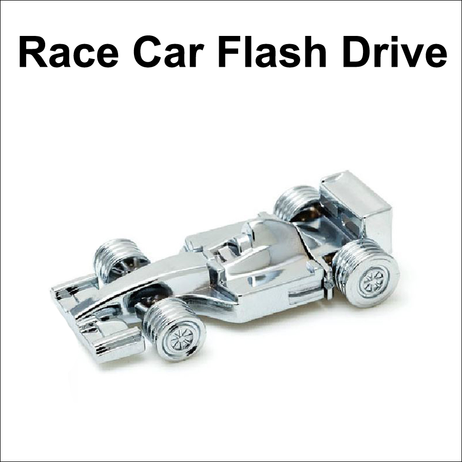Race Car Flash Drive / USB - 8 GB Memory