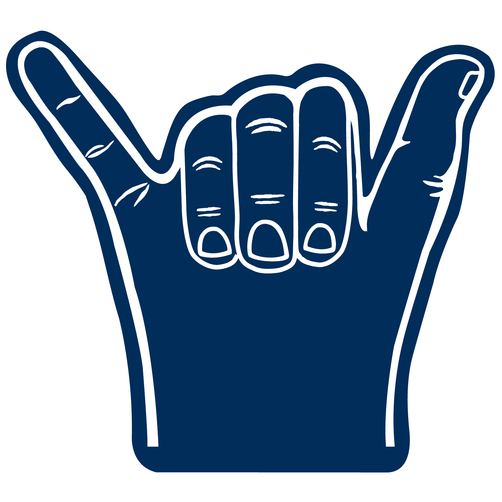 Foam Hang Ten Surfing Hand 27