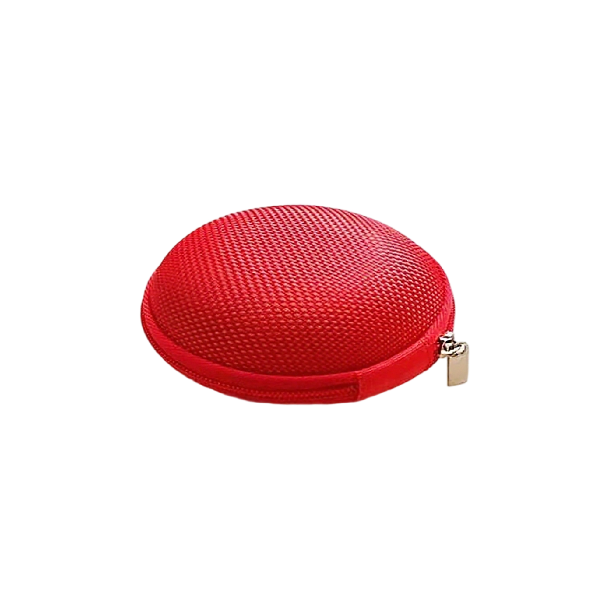 EVA Round Zipper Earphone Case With Mesh Pocket 2