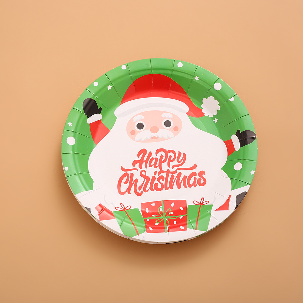 9'' Christmas Paper Plate 2