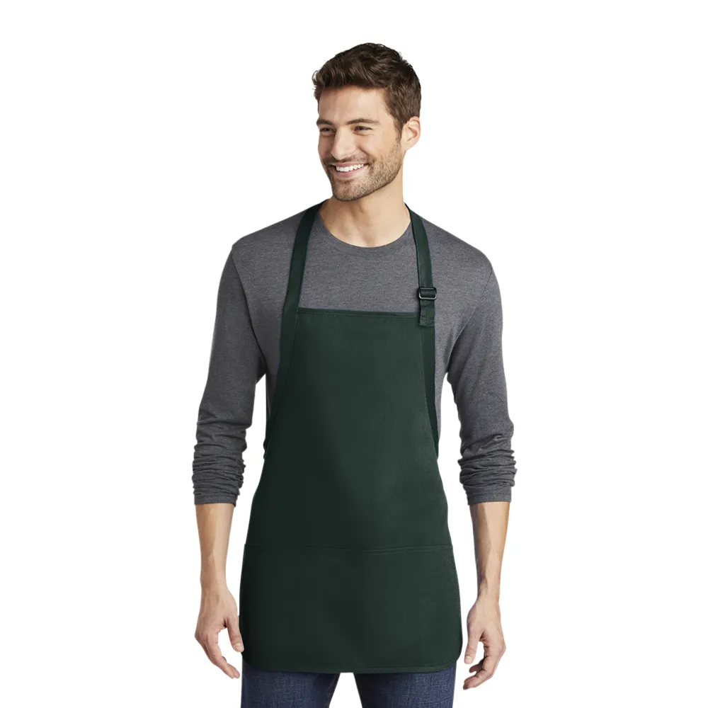 Port Authority Medium-Length Apron with Pouch Pockets 14