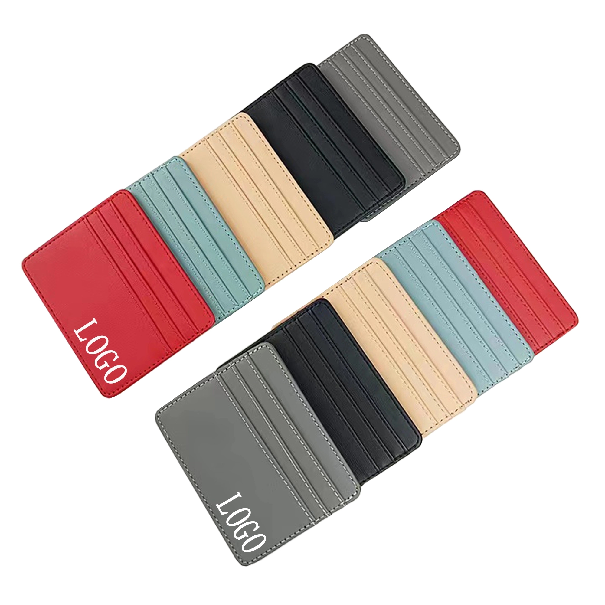 PU Leather Card Holder MOQ 100PCS