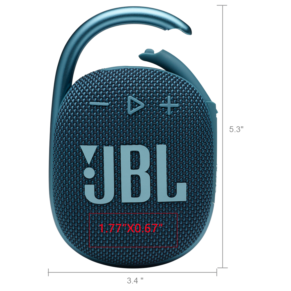 Custom JBL Clip 4 Portable Waterproof Bluetooth Speaker