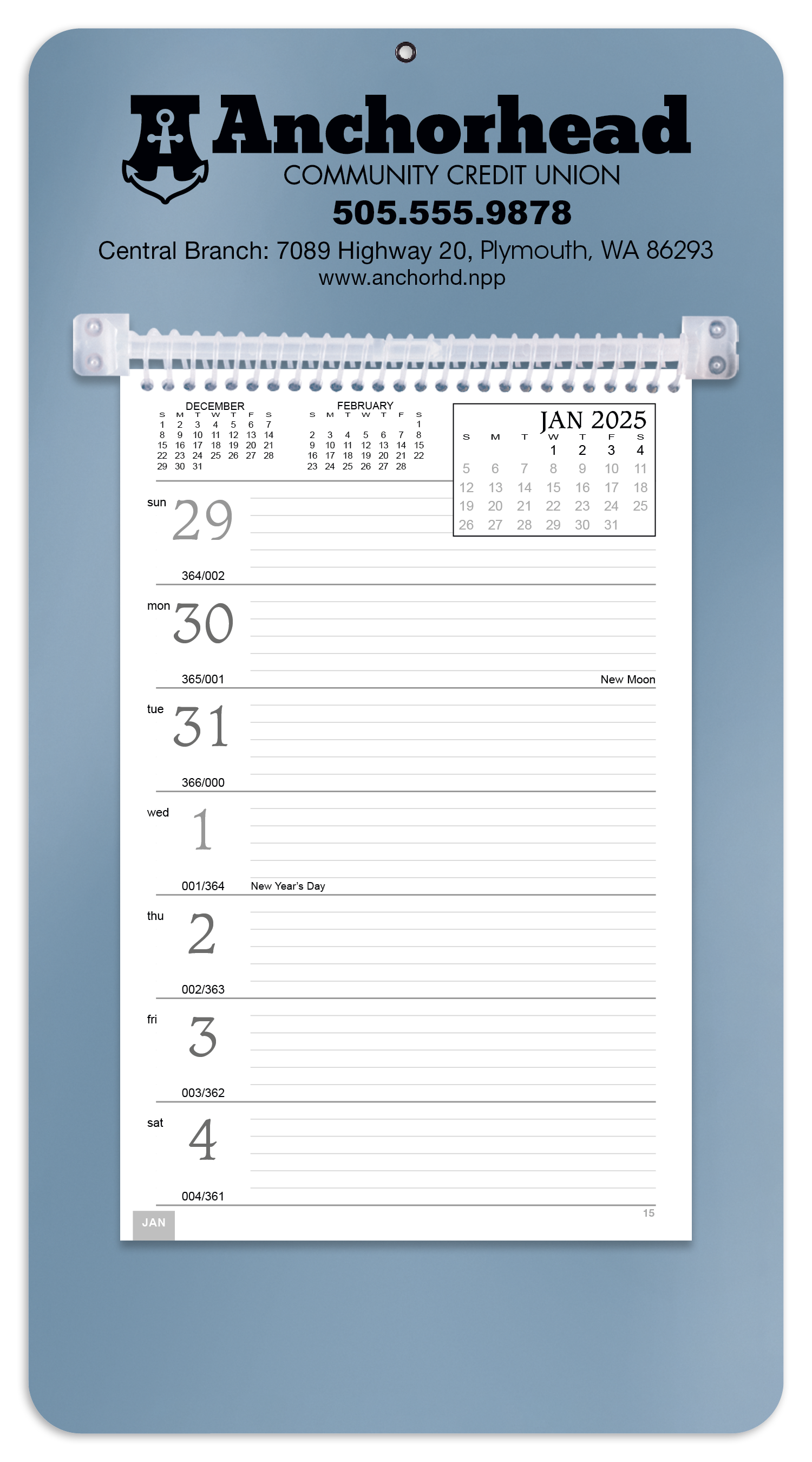 Triumph® Calendars Weekly Memo Calendar 49