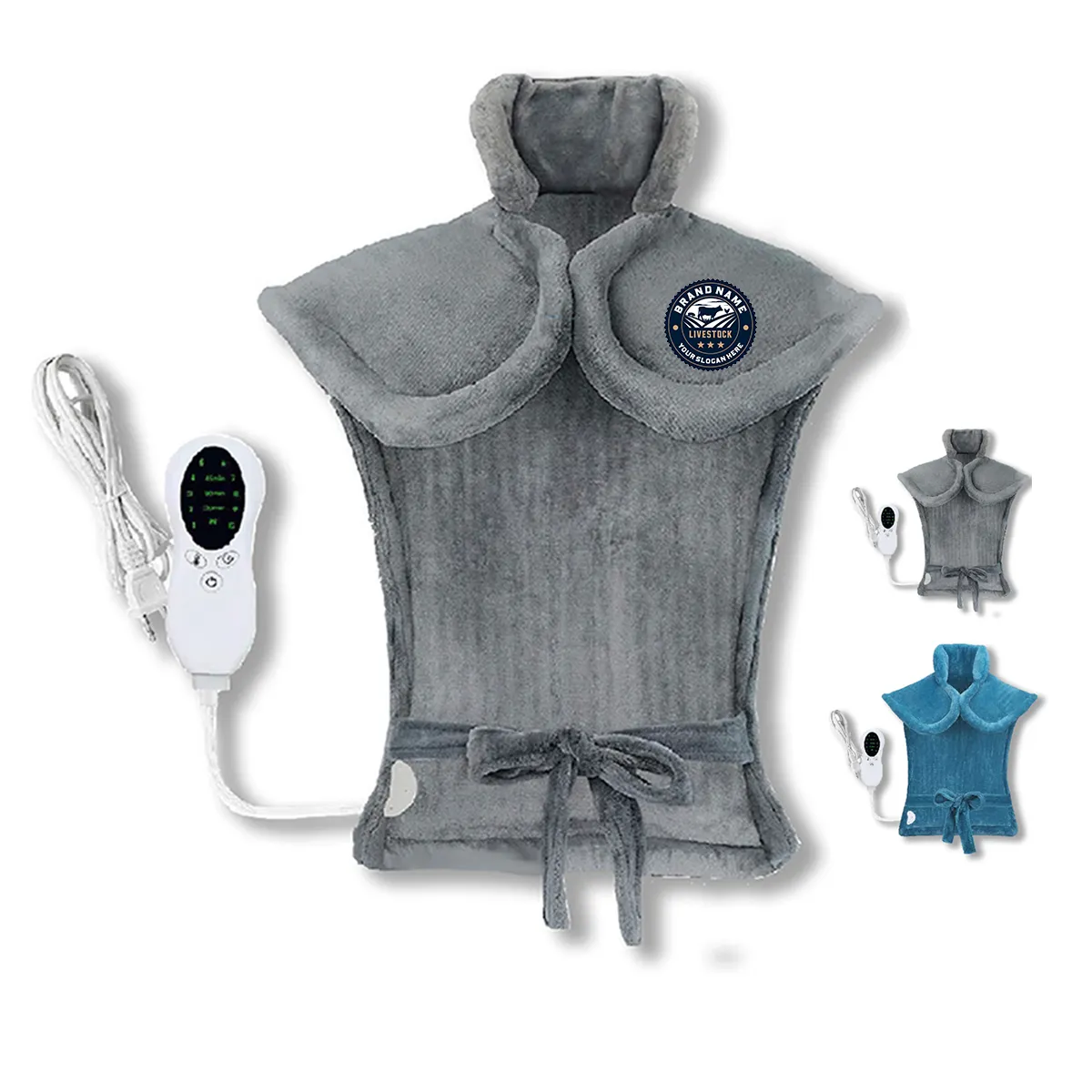 Shoulder And Neck Heating Pad Fast-Heat Heated Warmer 3