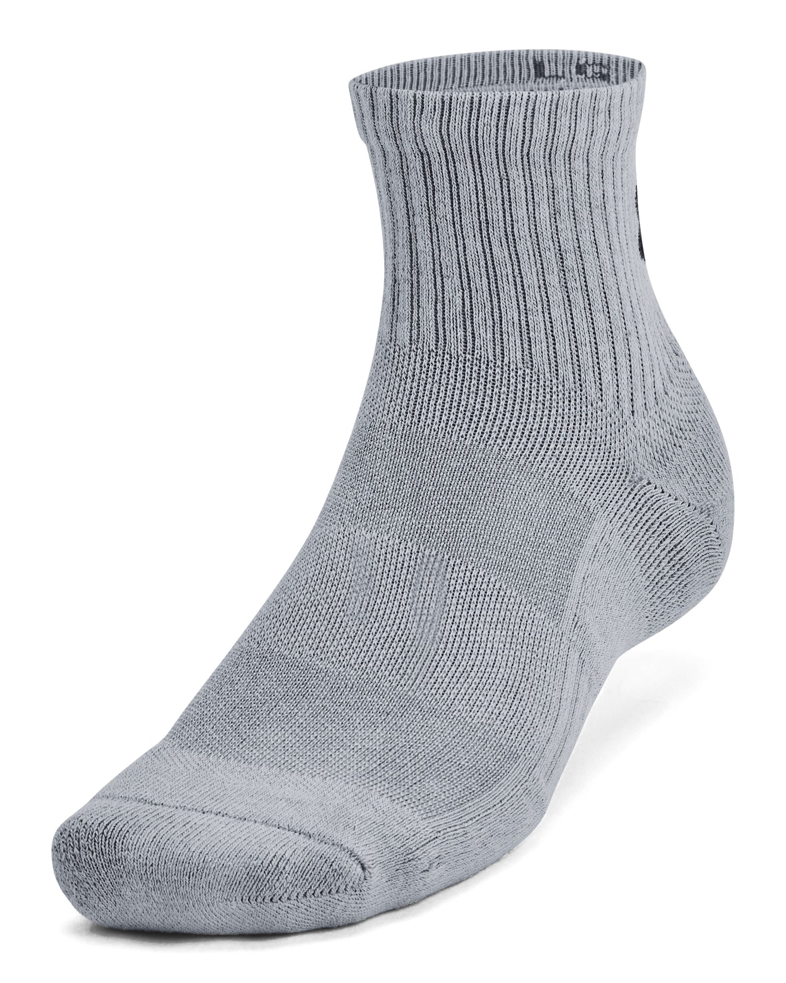 UA Training Cotton Unisex 3-Pack Quarter Socks 2