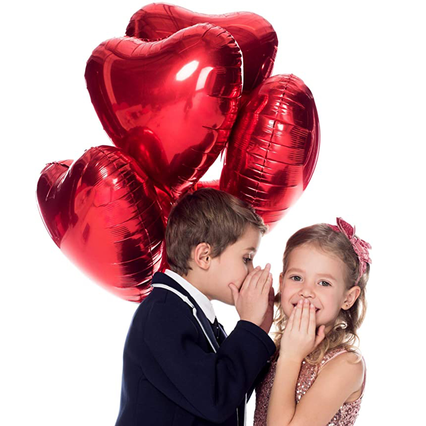 Custom 18 inches Heart Shape Foil Balloons 5