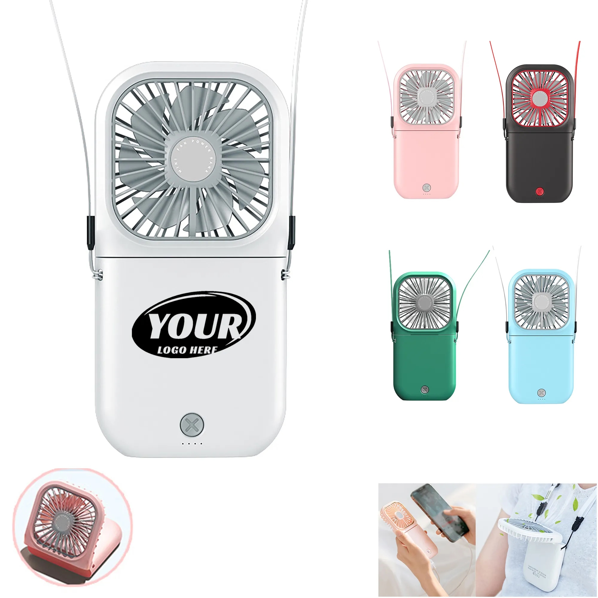 Mini Handheld Foldable USB Rechargeable Fan 2