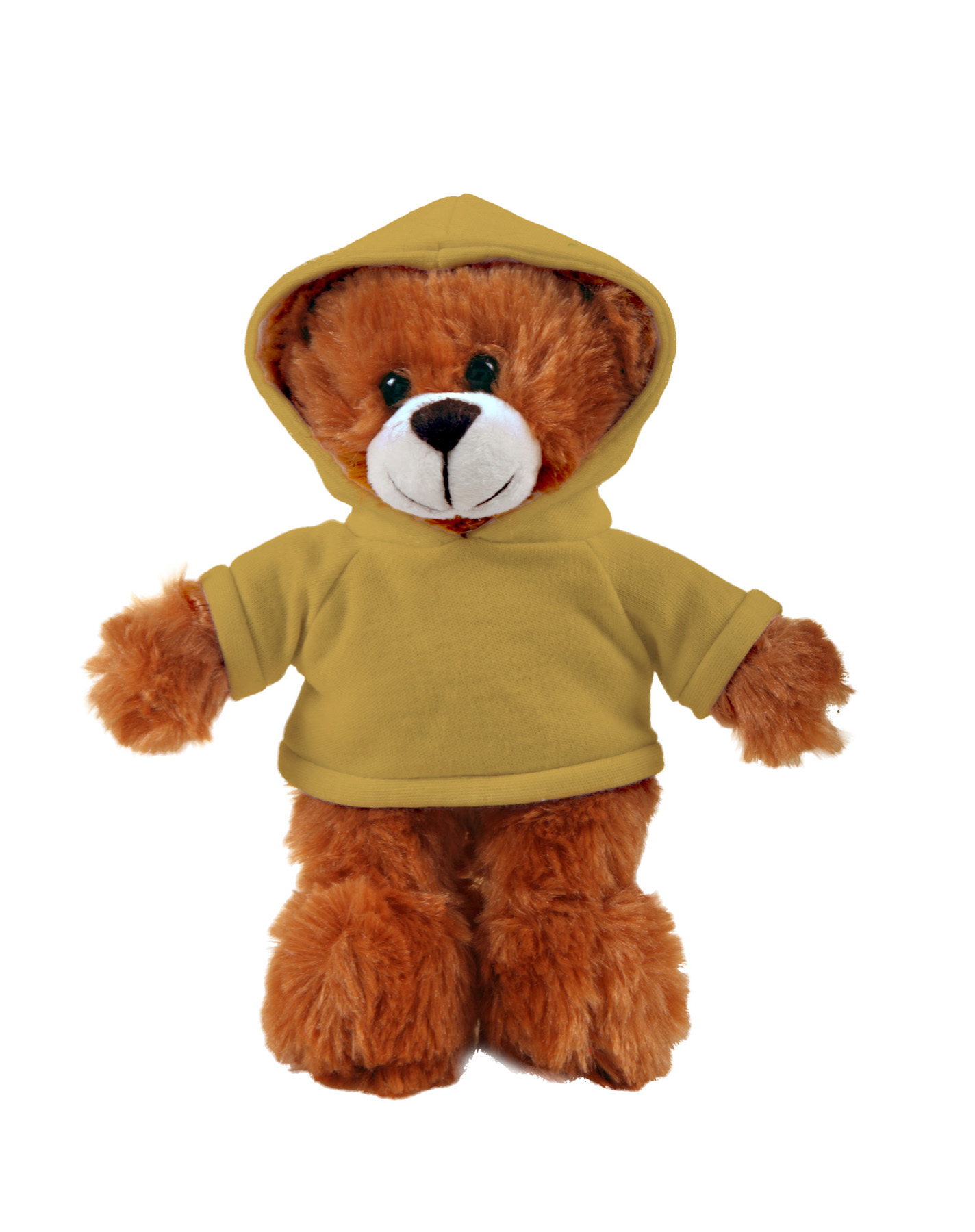 soft plush Mocha Bear with hoodie 2