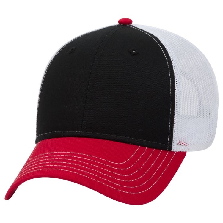 OTTO CAP® 6 Panel Low Profile Mesh Back Trucker Hat 10