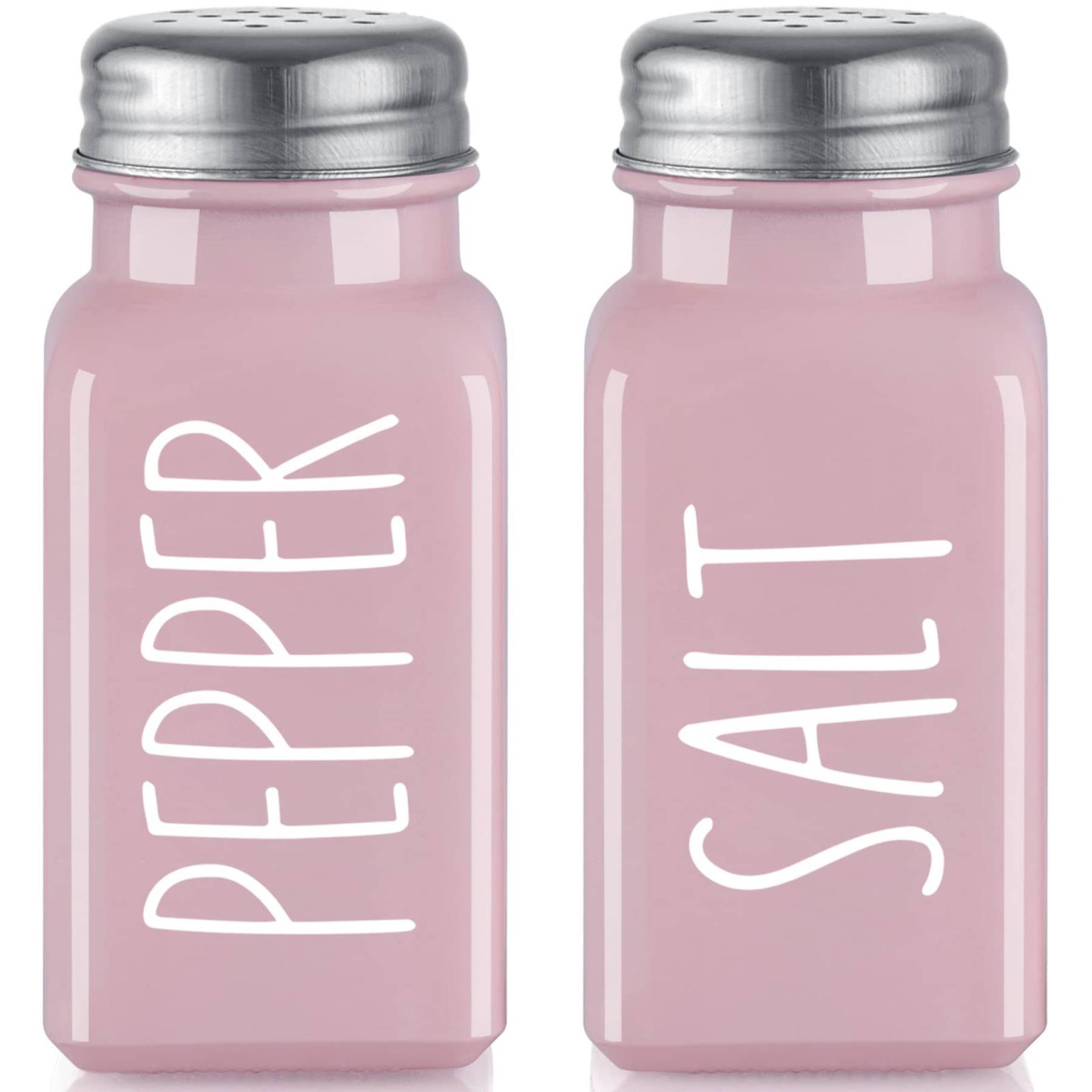 Glass Salt And Pepper Shakers Set 4