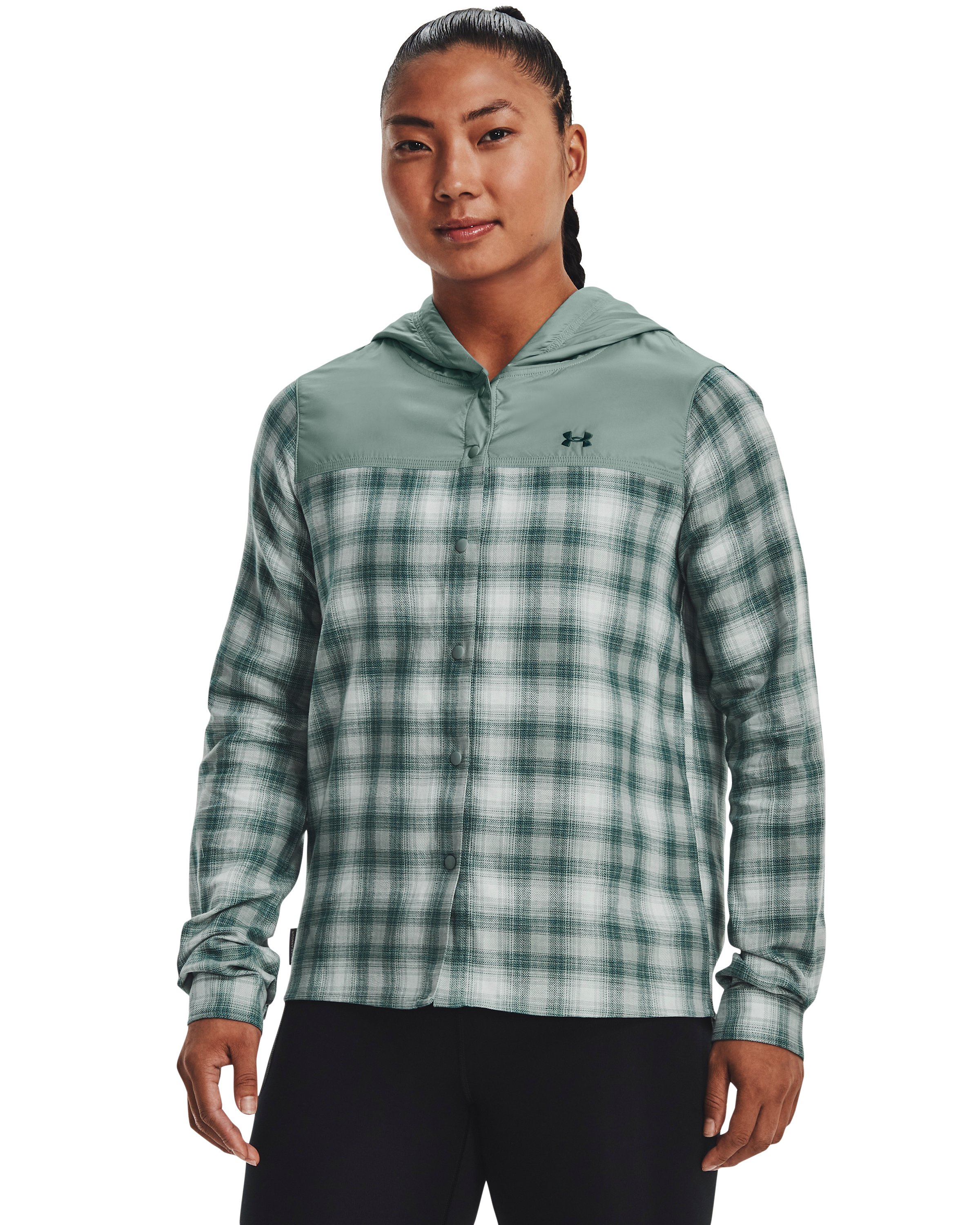 Women's UA Tradesman Flannel Hoodie  5
