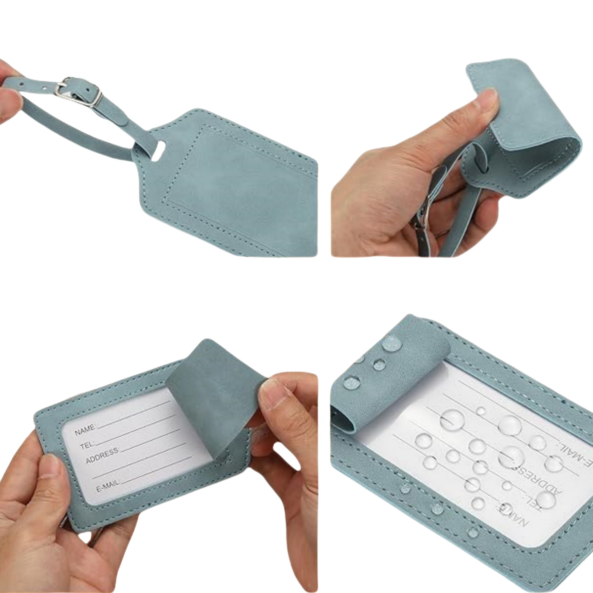 Privacy Protection Luggage Tags Travel Essentials 14