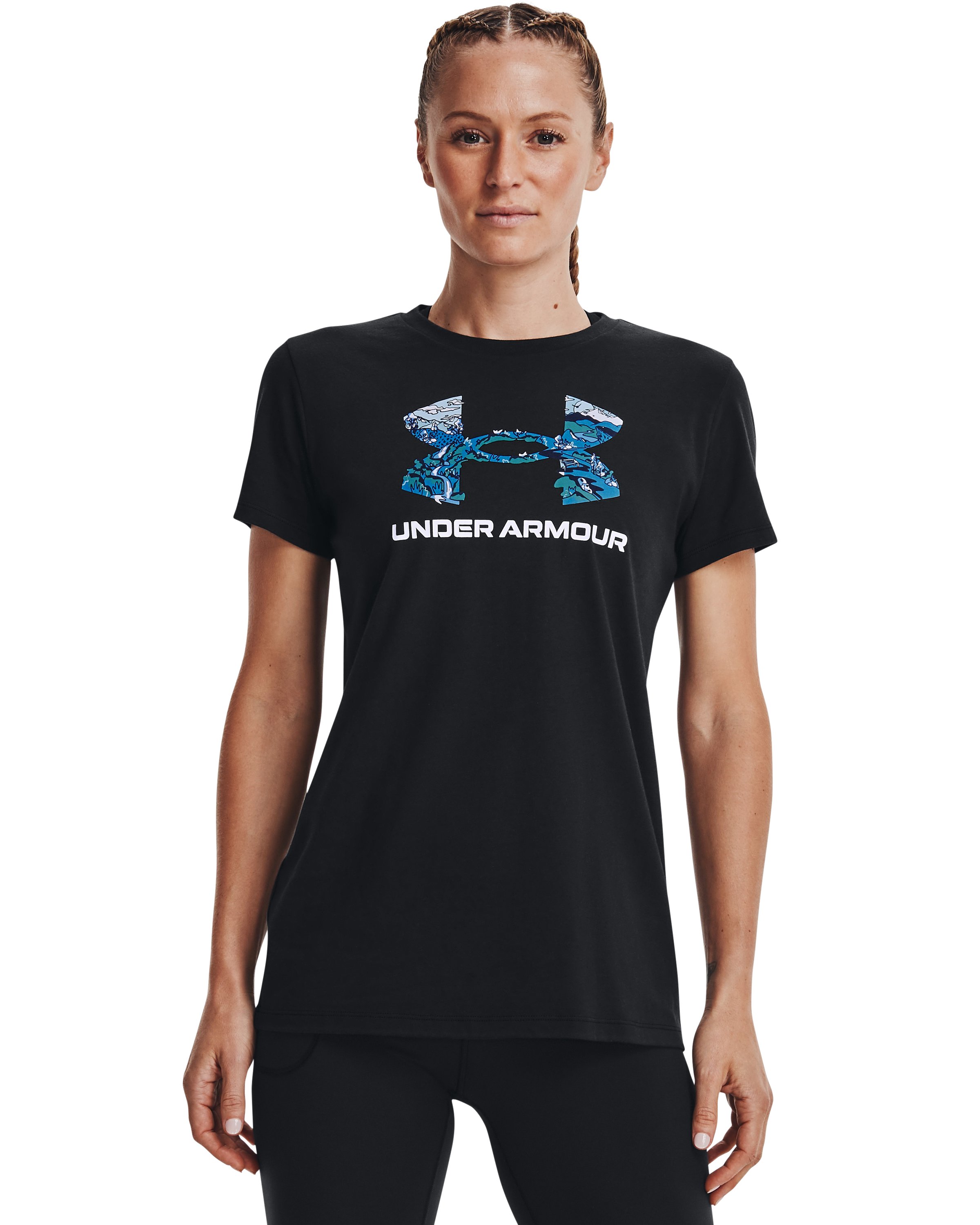 Women's UA Outdoor Illustration Short Sleeve  3