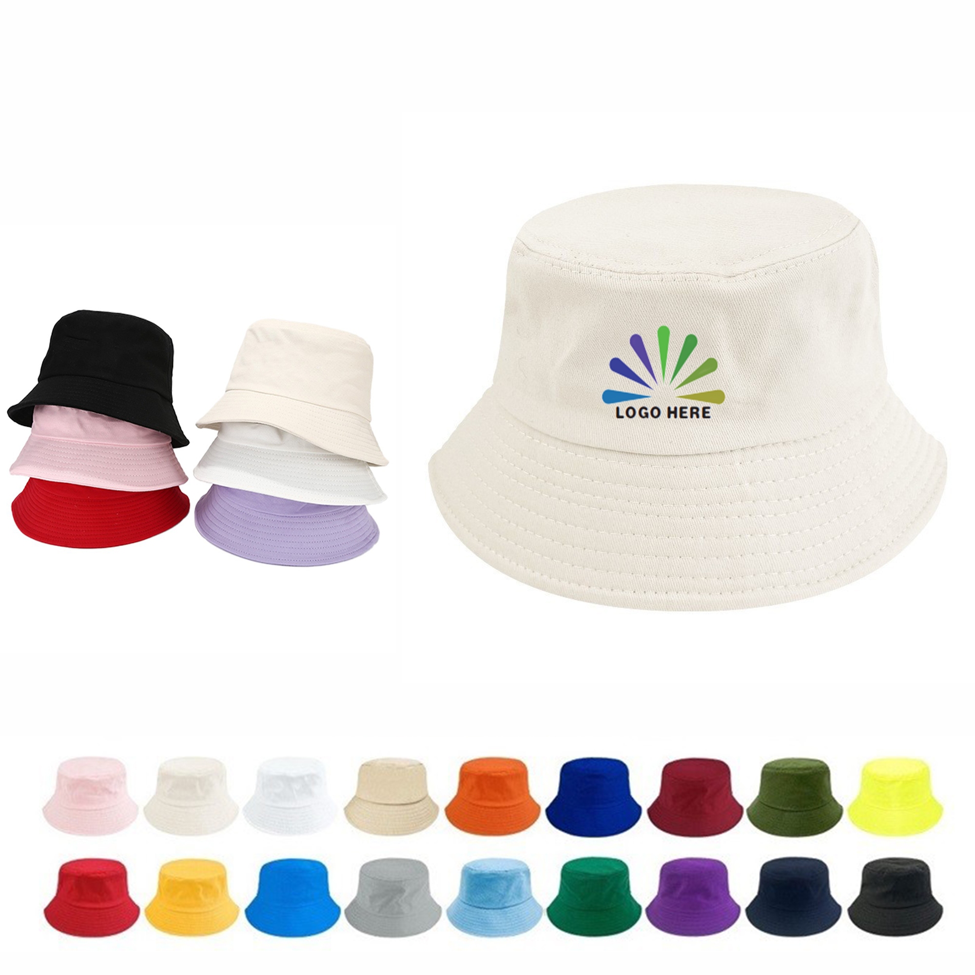 Customizable Summer Sunshade Outdoor Fisherman Hat MOQ1pcs 1