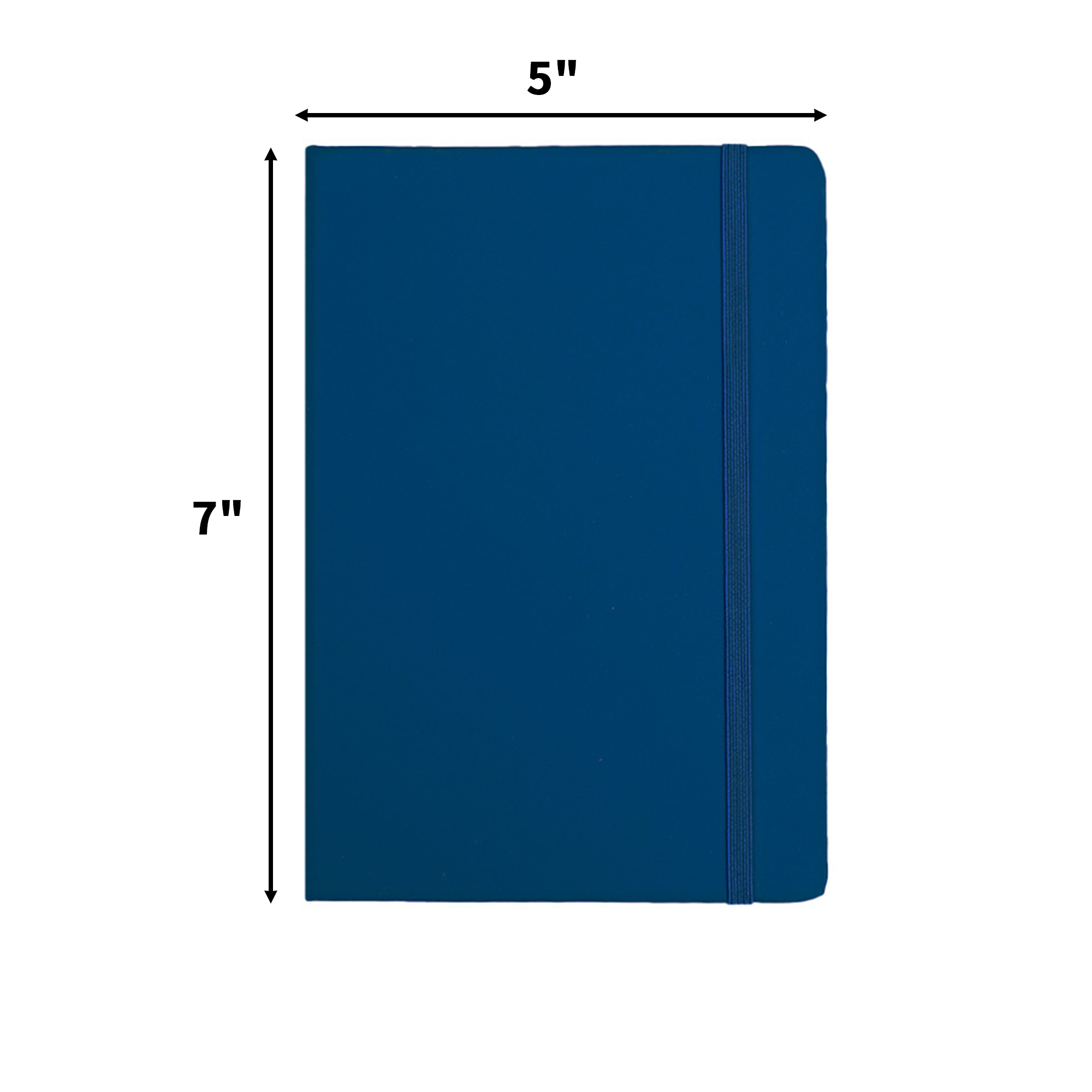 5" x 7" Soft Cover Journal Notebook With Elastic Band 1