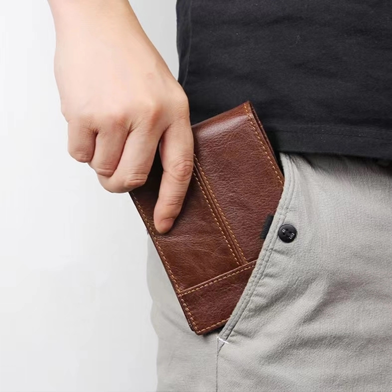 Custom Genuine Leather Wallet For Men Women 8
