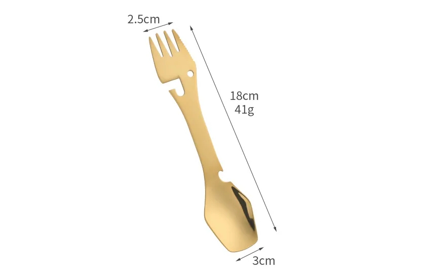 Camping Fork & Spoon - 5 in 1 Multi-function 1