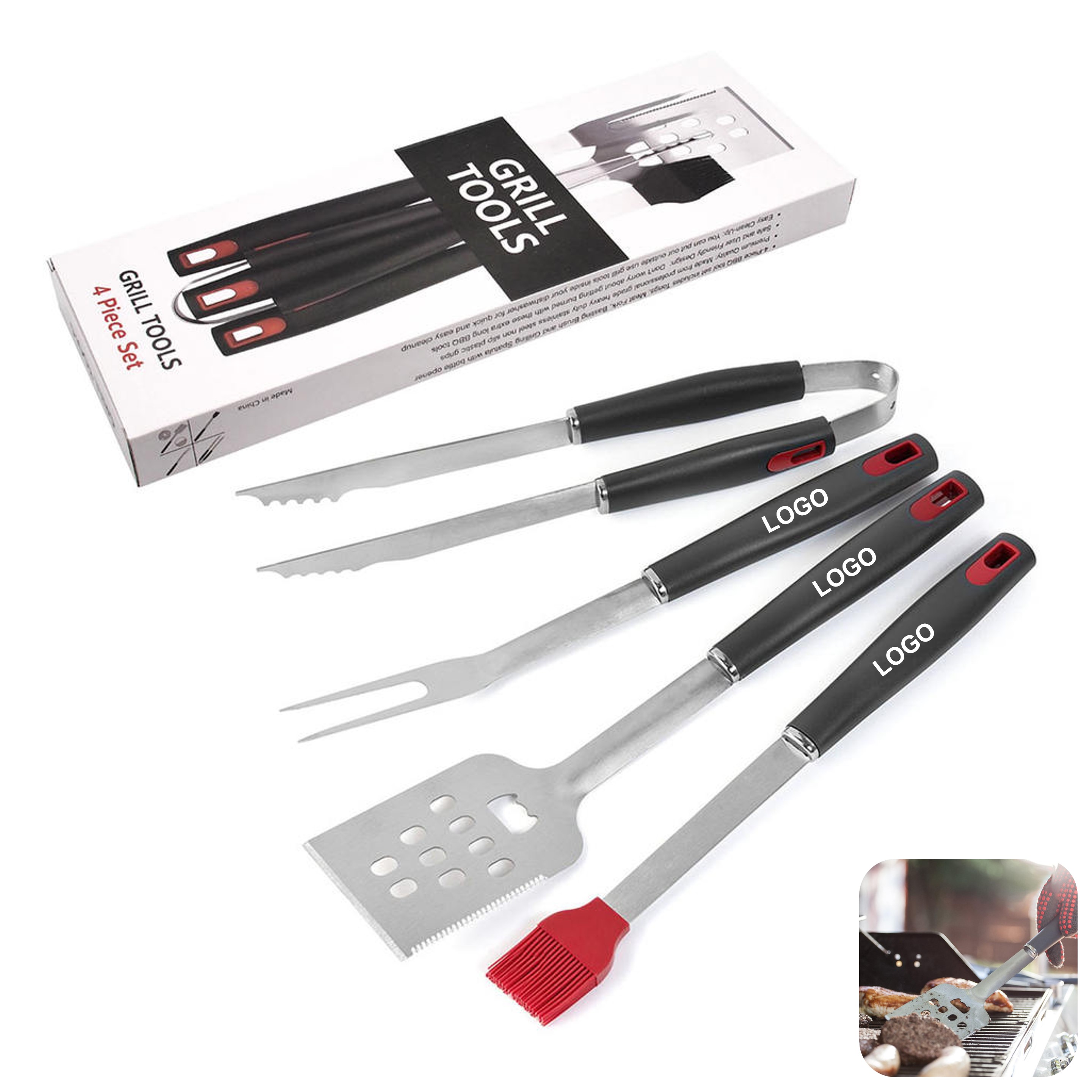 4pcs BBQ Grill Set (direct import) 2