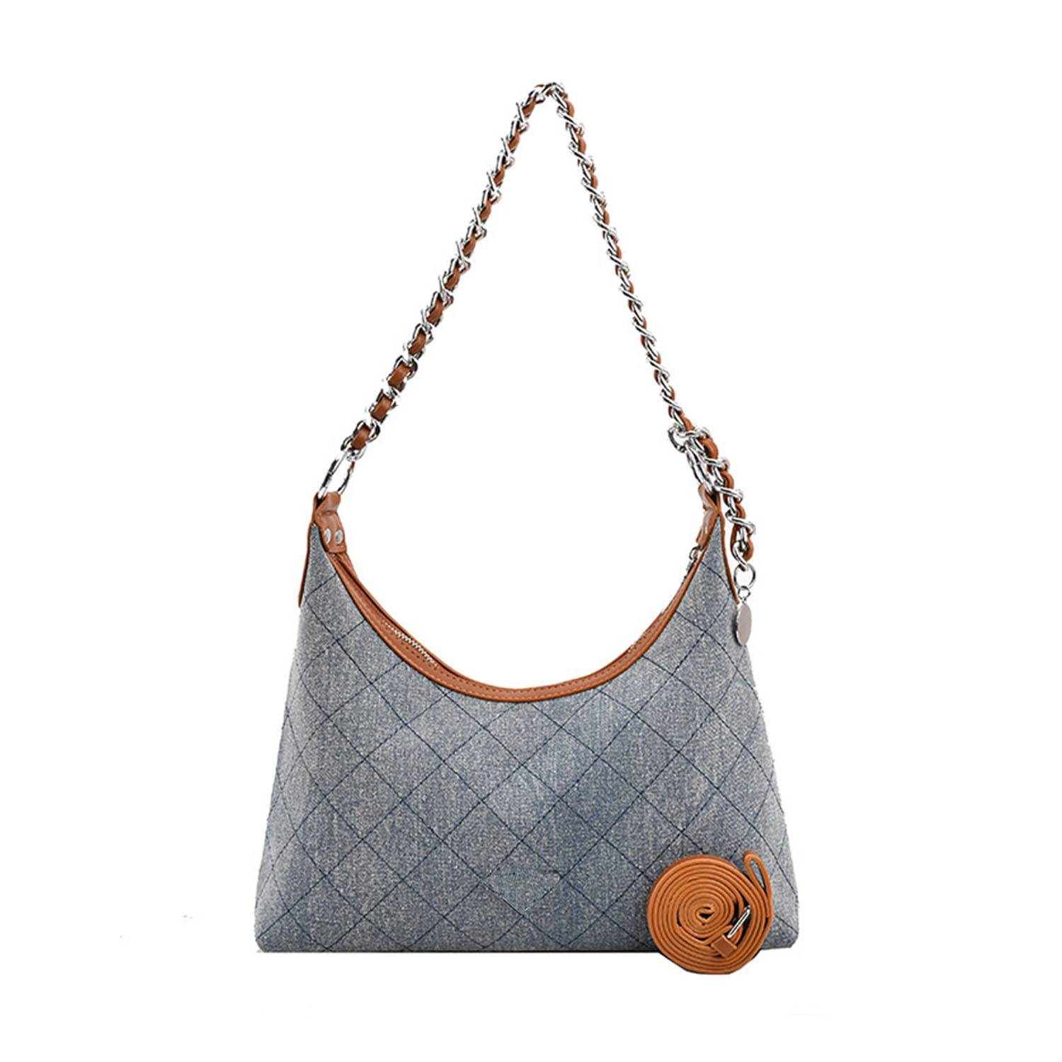 Denim crossbody tote bag handbag for woman 2