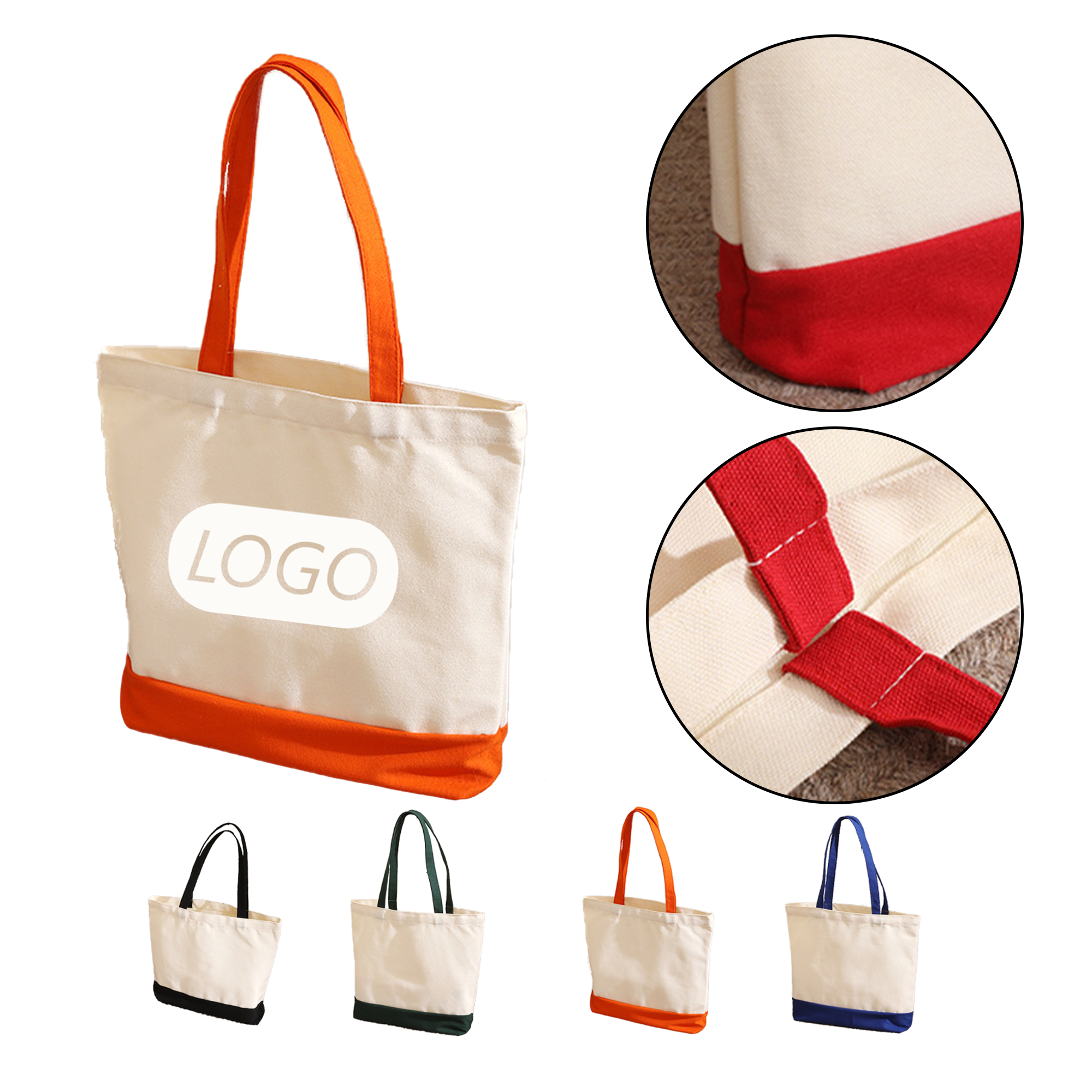 Stitched Canvas Custom Bag 4