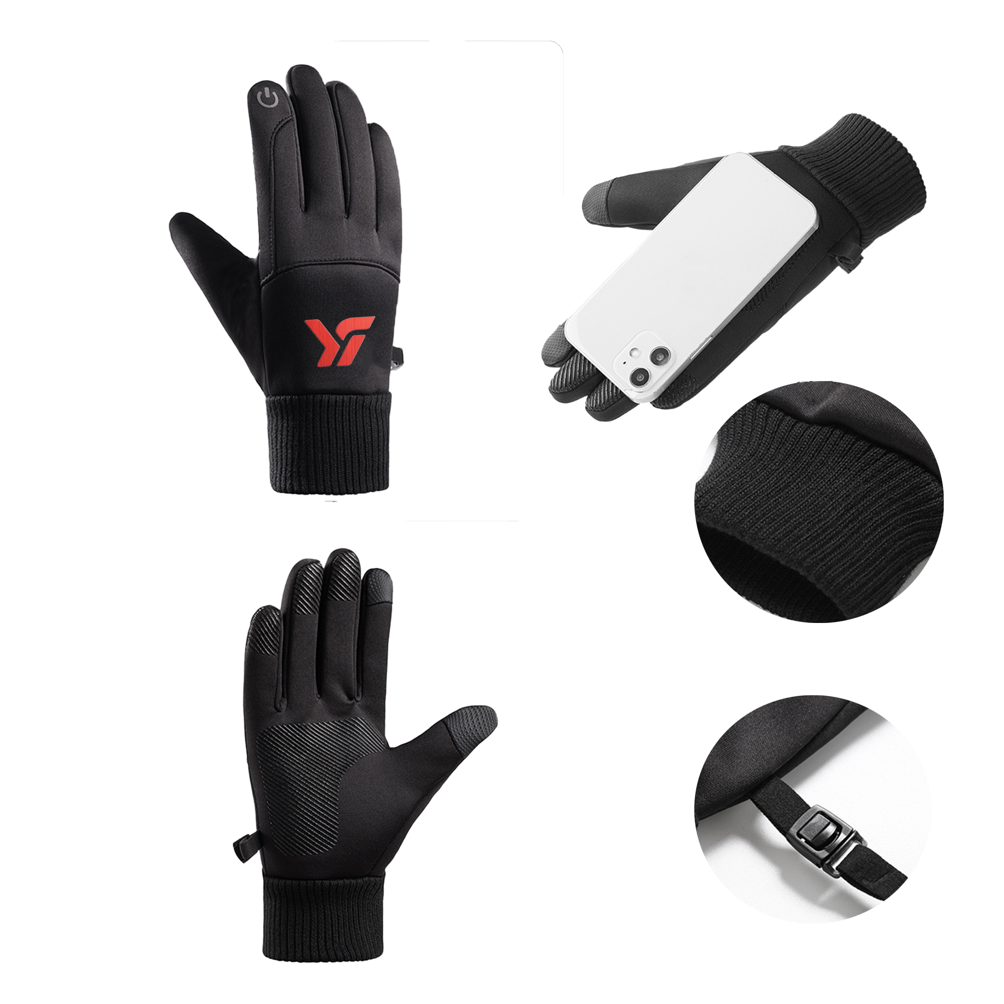 Windproof Winter Gloves for Touch Screen Use 3