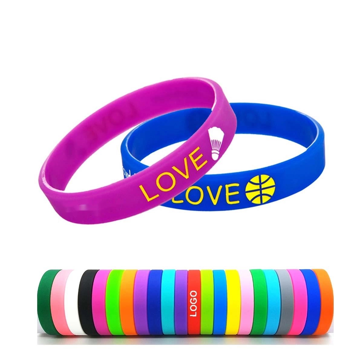 Solid Color Silicone Wristbands 2