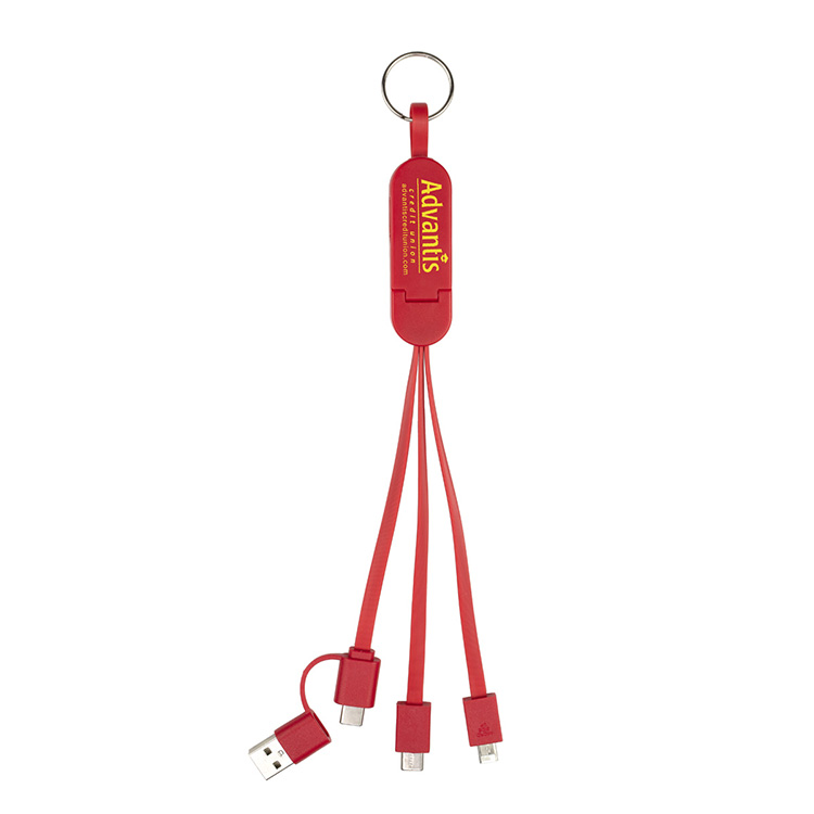 "ESCALANTE" 5-in-1 Cell Phone Charging Cable w/Phone Stand 36