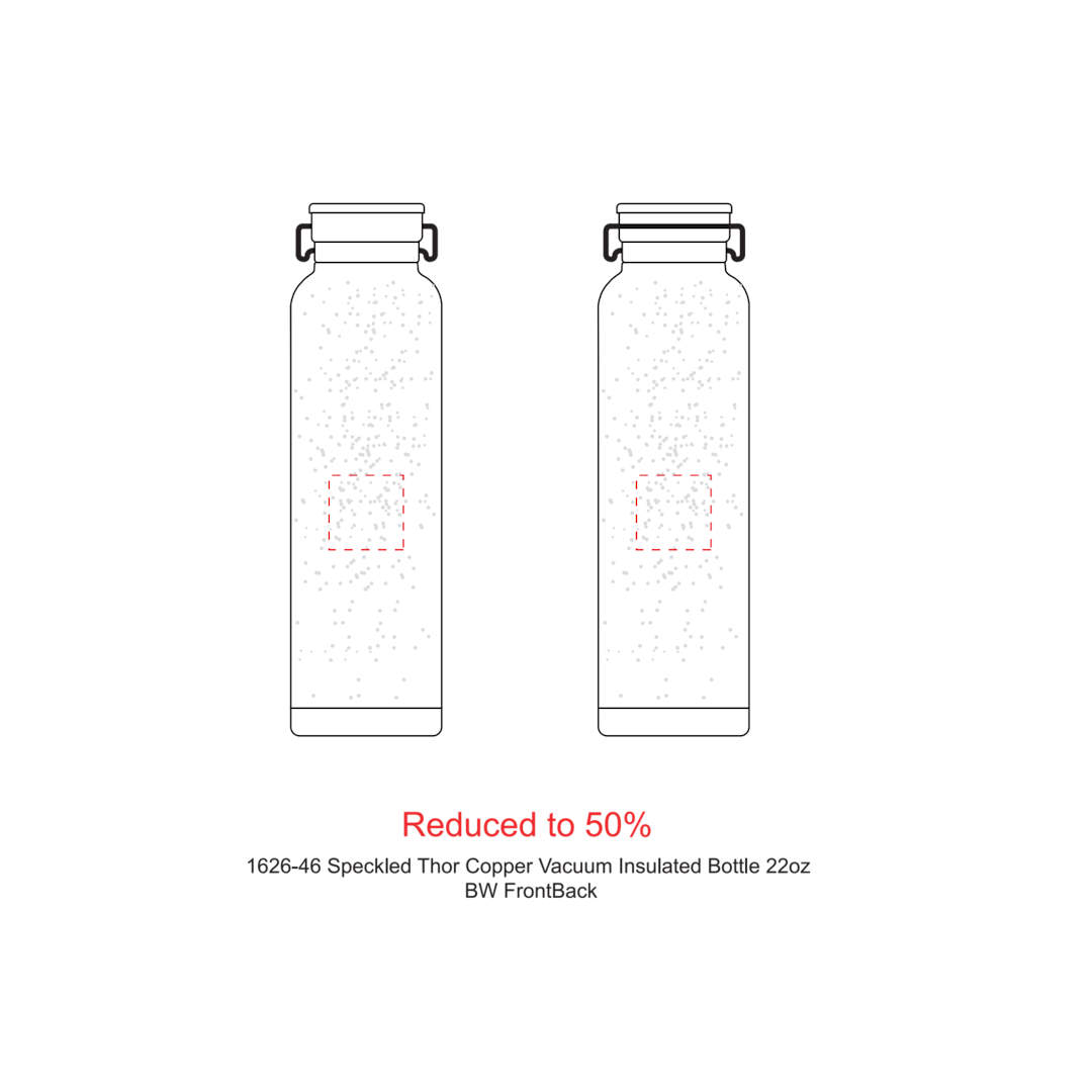 Speckled Thor Copper Vacuum Insulated Bottle 22oz 31