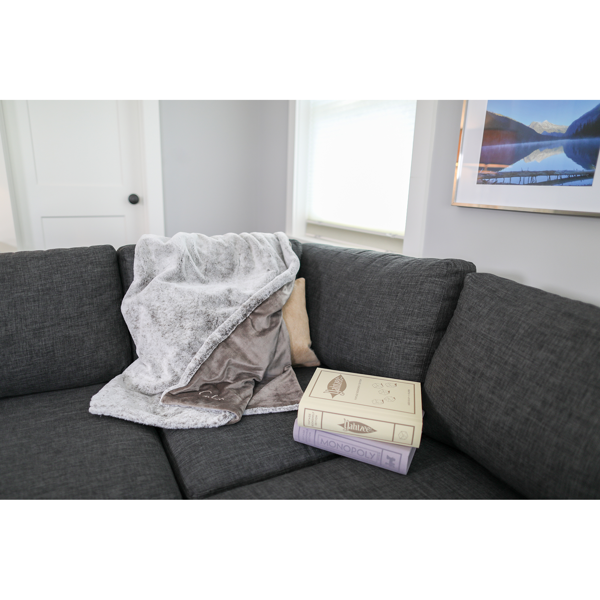 Luxe Faux Fur Throw Blanket 12