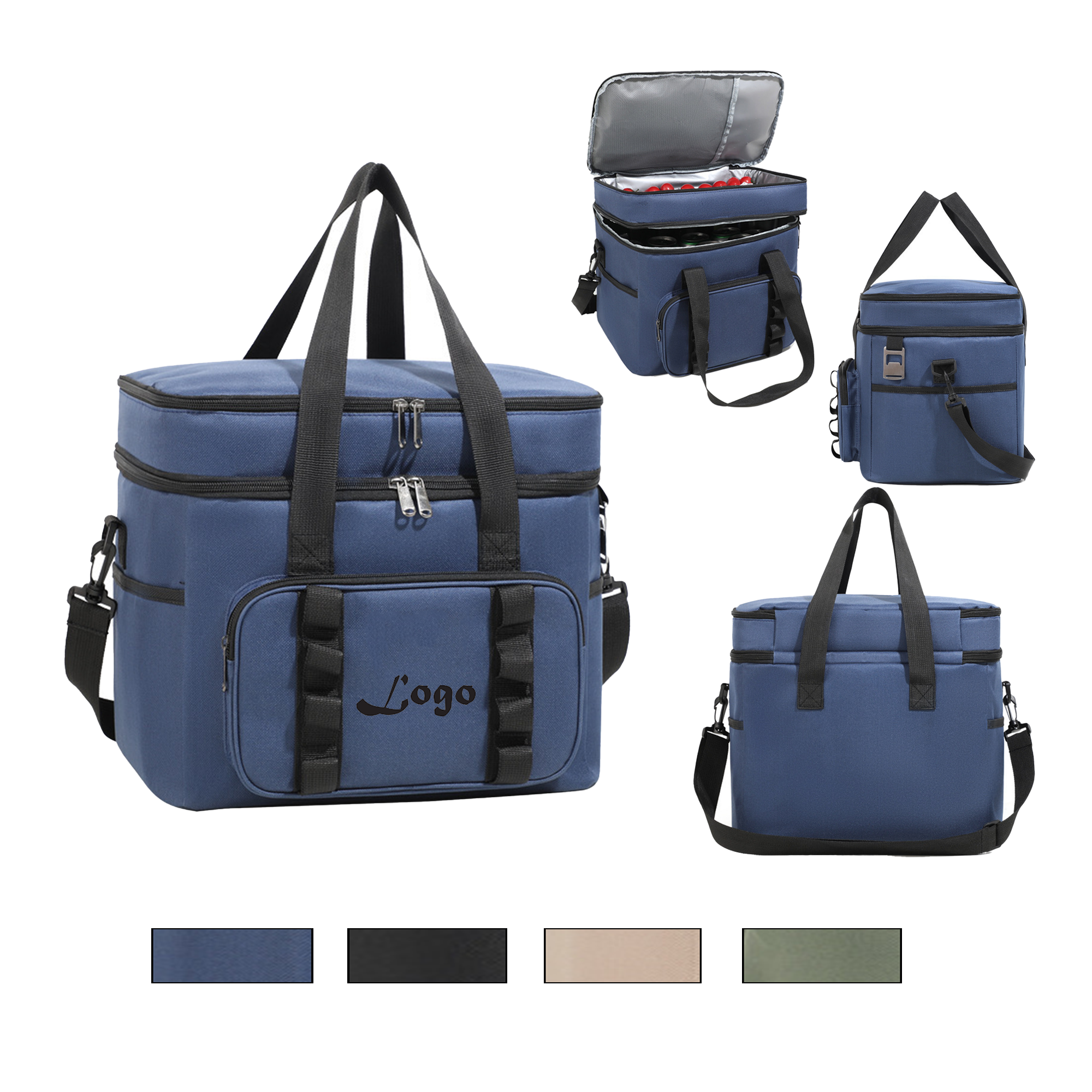 38 Cans Insulated Lunch Cooler Bag 3