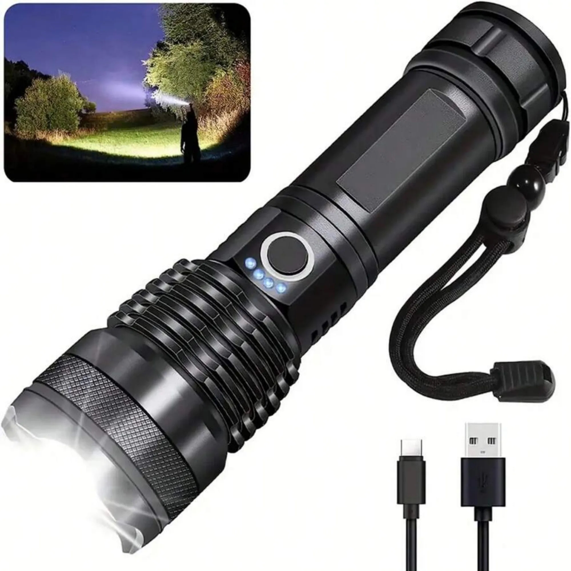 Rechargeable Tactical Flashlight 2