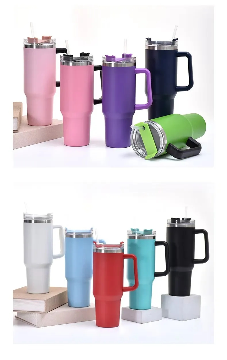 Large capacity stainless steel thermos cup 1