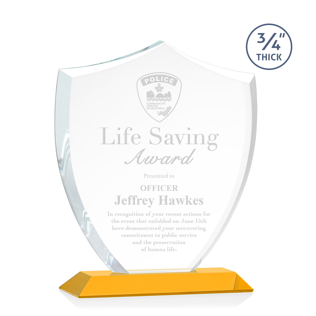 Scudo Shield Award - Amber 4