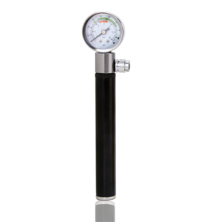 Bike Pump Portable with Pressure Gauge 4