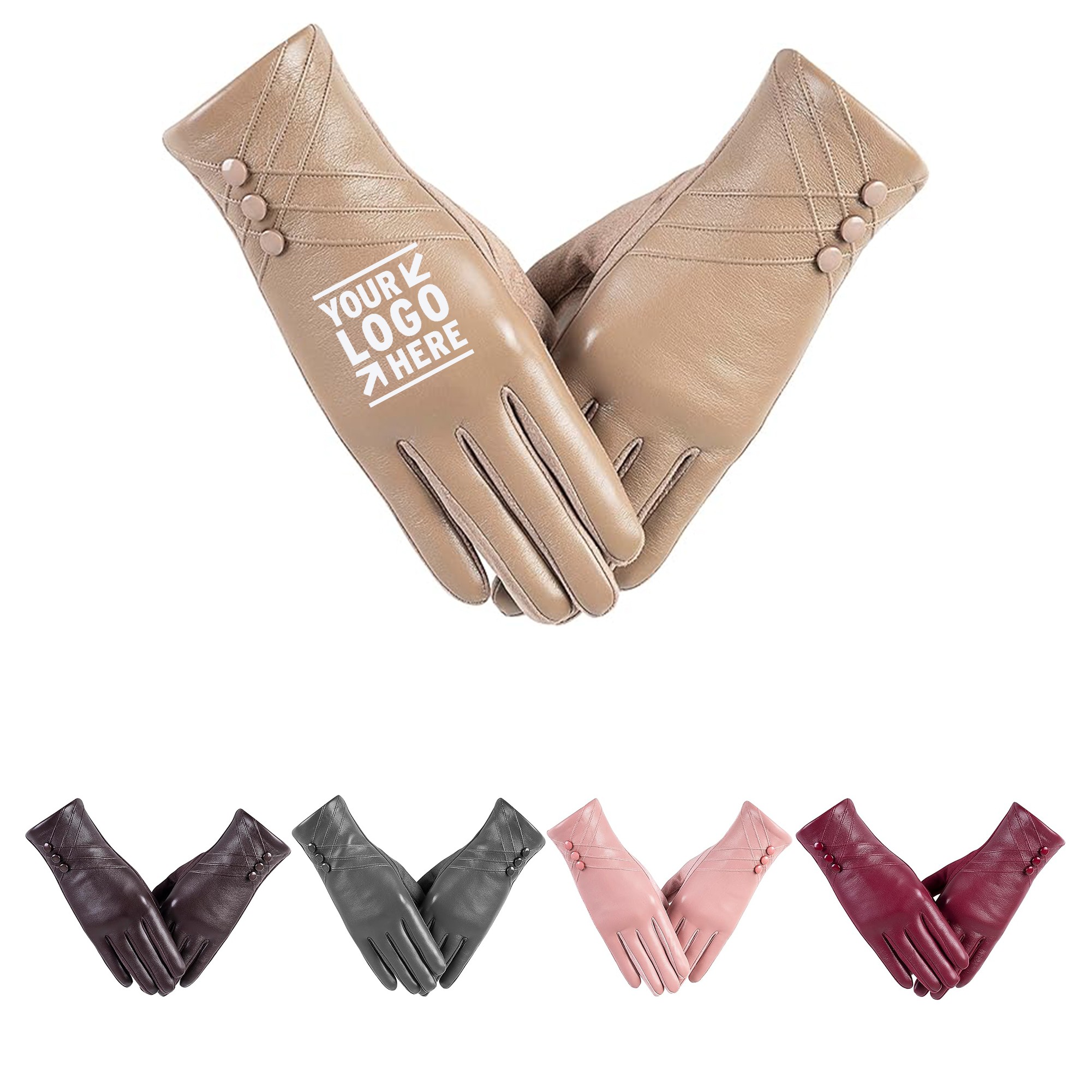 Winter Leather Gloves for Women 3