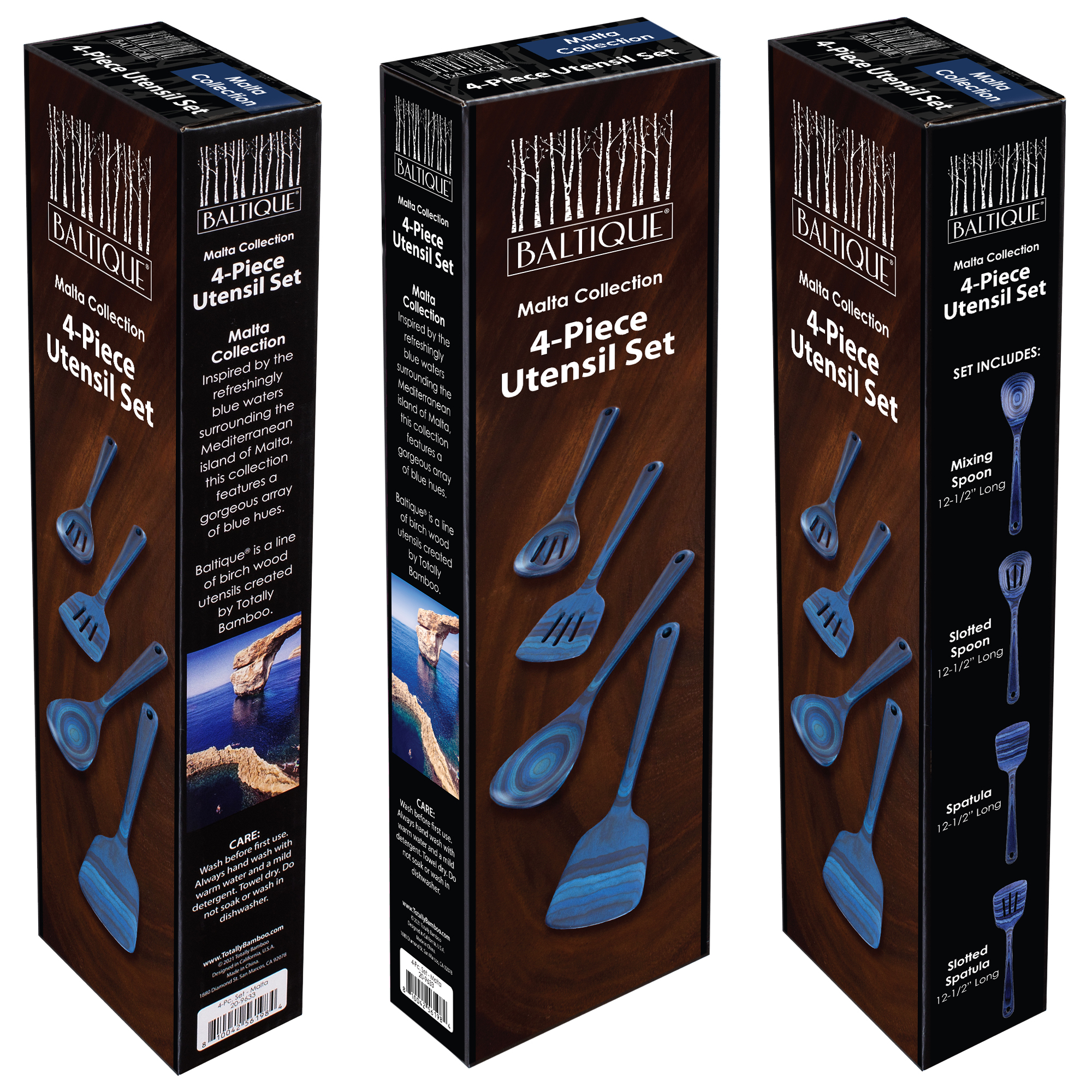Baltique® Malta Collection 4-Piece Cooking Utensil Set 5
