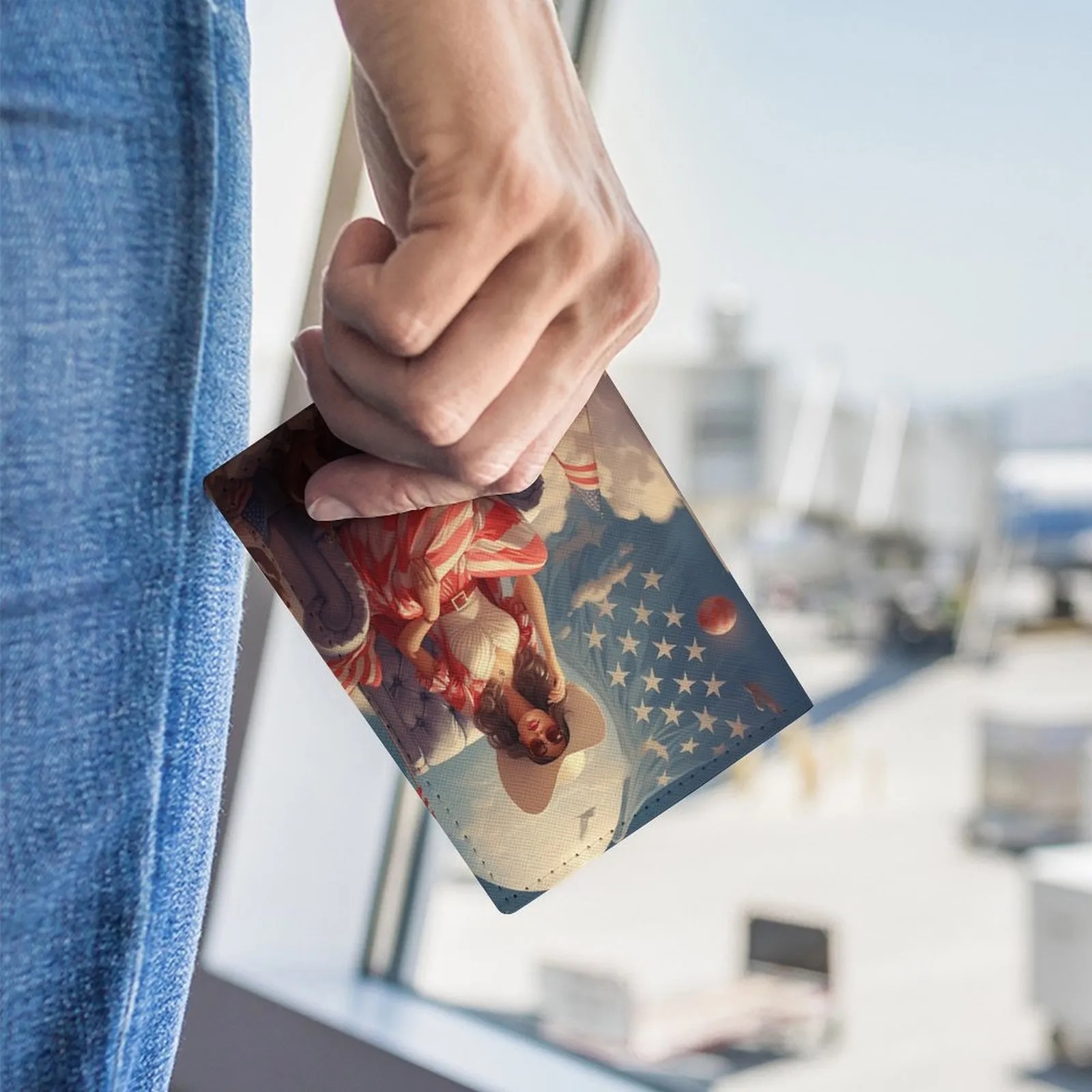 Luxury RFID Passport Holder Personalized for Frequent Flyers and Business Travel 6