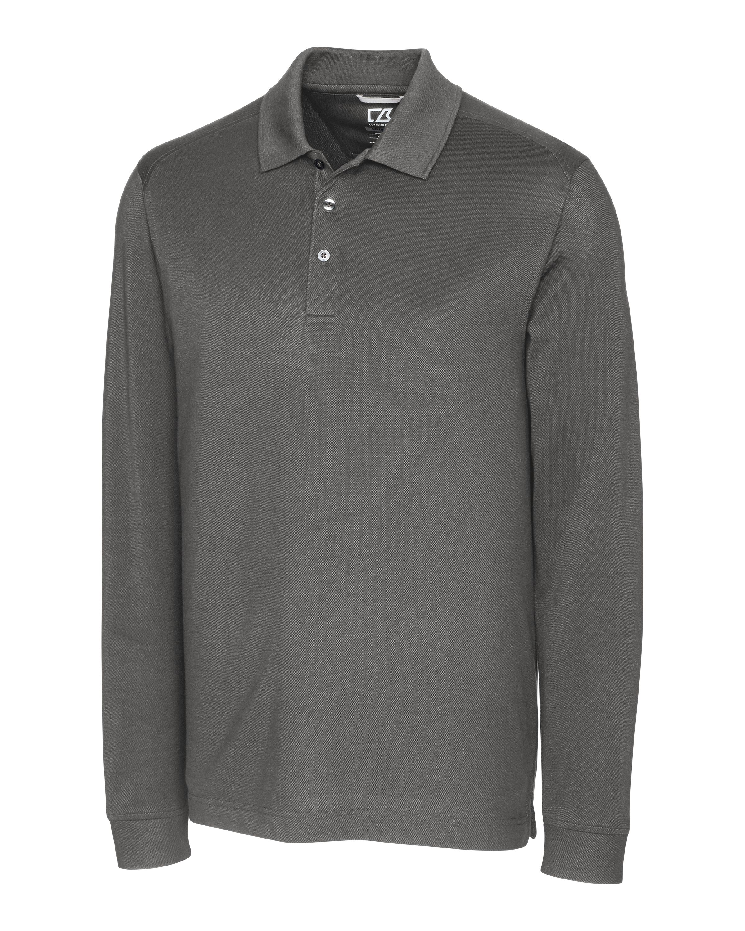 Cutter & Buck Advantage Recycled Cotton-Blend Pique Mens Long Sleeve Polo 2