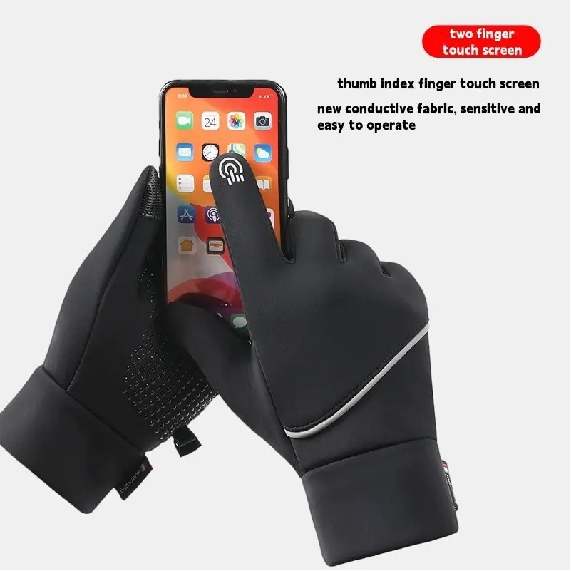 Winter Thermal Touch Screen Glove Water Resistant Windproof 4