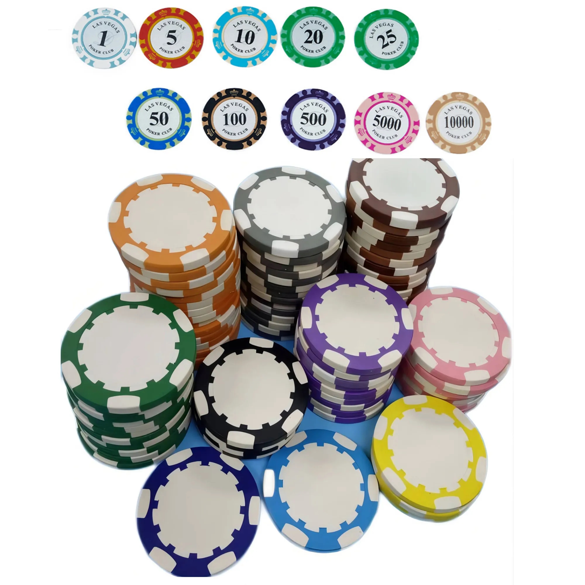 Casino ABS Poker Chips MOQ 100PCS 2