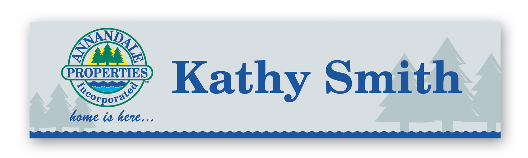 Nameplate w/Square Corners (8"x2") Rectangle 1